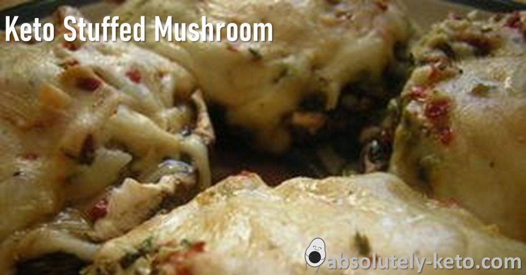 Keto Stuffed Mushrooms with cheese