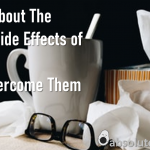 Common Side Effects of Keto on a background of tissues and a mug