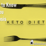 Ketosis - What is it & How do I know If I am in Ketosis? on a yellow background