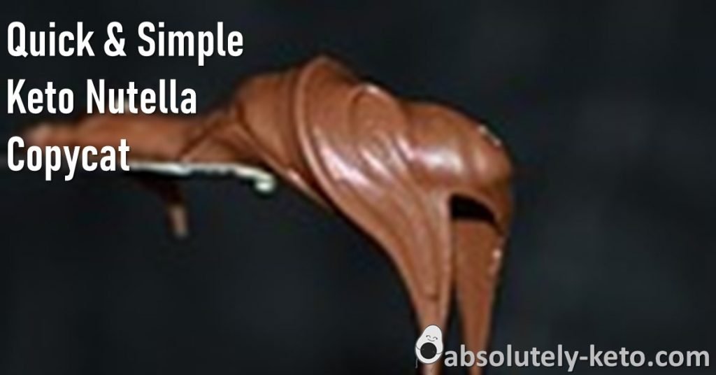 Keto Nutella: Keto Chocolate Hazlenut Spread dripping off a spoon