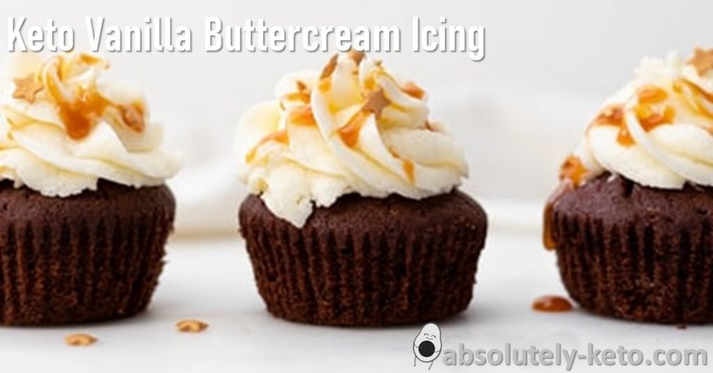 Keto Buttercrease in a cupcake