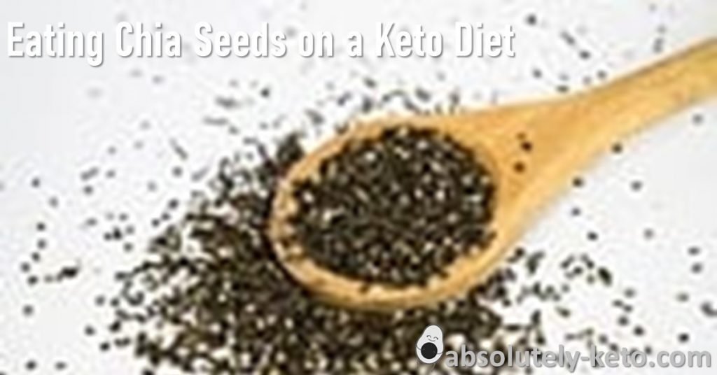 Keto Chia Seeds on a Spoon
