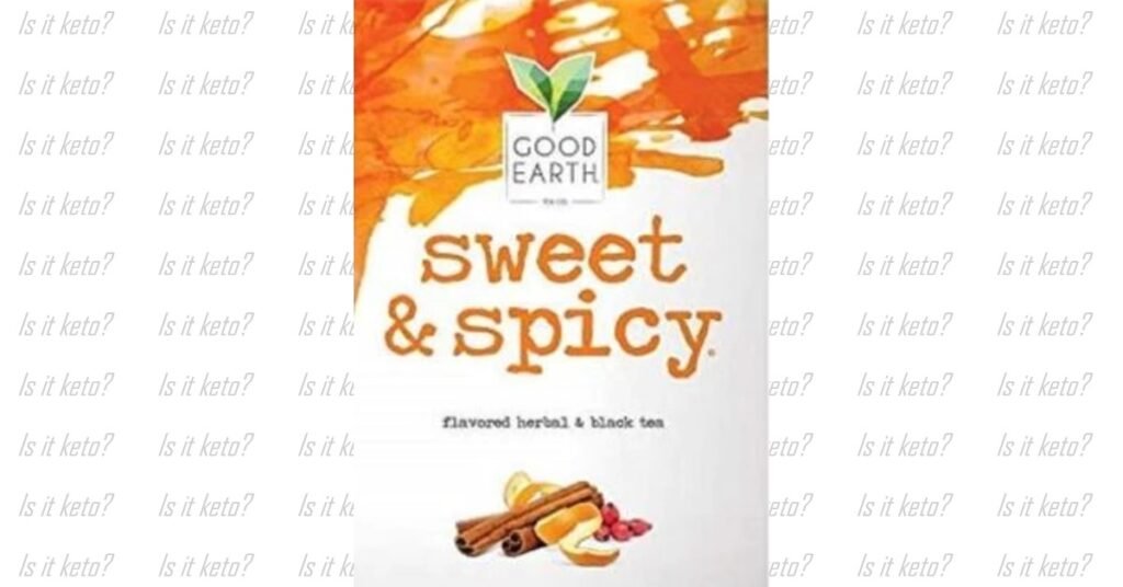 is good earth sweet and spicy tea keto friendly